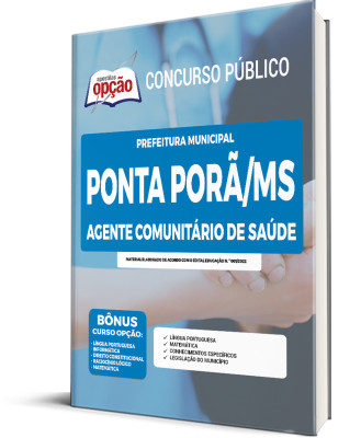 Apostila Prefeitura de Ponta Porã - MS - Agente Comunitário de Saúde