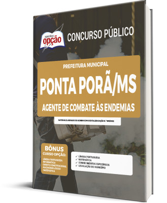 Apostila Prefeitura de Ponta Porã - MS - Agente de Combate às Endemias