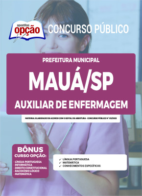 Apostila Prefeitura de Mauá - SP - Auxiliar de Enfermagem