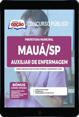 Apostila Prefeitura de Mauá - SP em PDF - Auxiliar de Enfermagem