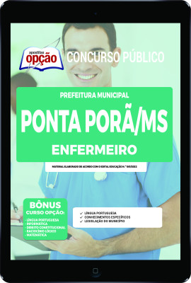 Apostila Prefeitura de Ponta Porã - MS em PDF - Enfermeiro