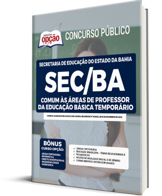 Apostila SEC-BA - Comum às Áreas de Professor da Educação Básica Temporário