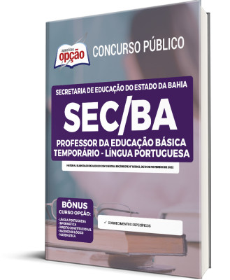Apostila SEC-BA - Professor da Educação Básica Temporário - Língua Portuguesa