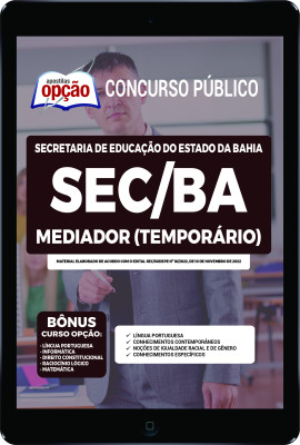 Apostila SEC-BA em PDF - Mediador (Temporário)