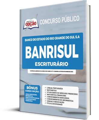 Apostila BANRISUL - Escriturário