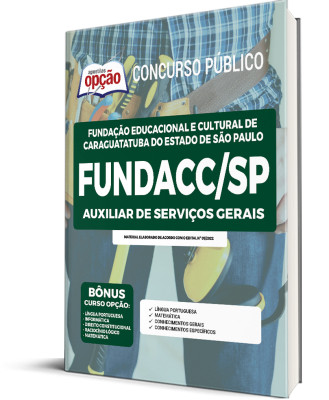 Apostila FUNDACC-SP - Auxiliar de Serviços Gerais