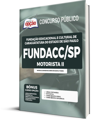 Apostila FUNDACC-SP - Motorista II