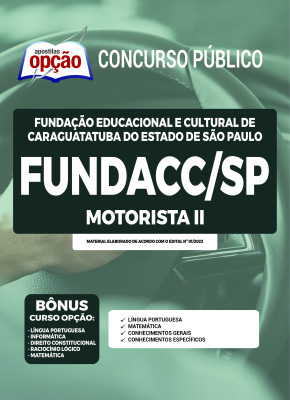 Apostila FUNDACC-SP - Motorista II