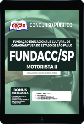 Apostila FUNDACC-SP em PDF - Motorista II