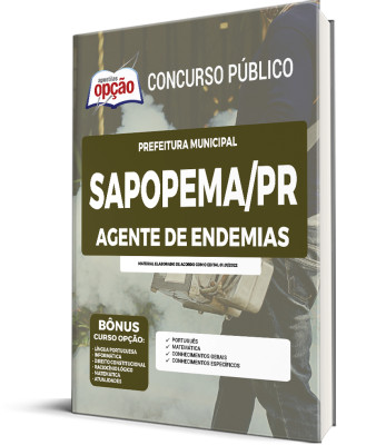Apostila Prefeitura de Sapopema - PR - Agente de Endemias