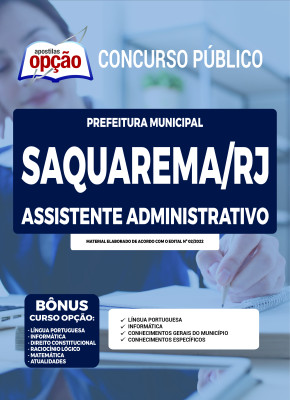 Apostila Prefeitura de Saquarema - RJ - Assistente Administrativo