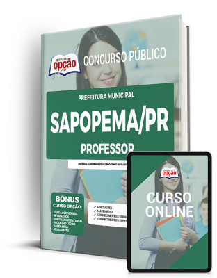 Apostila Prefeitura de Sapopema - PR - Professor