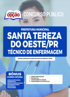 Apostila Prefeitura de Santa Tereza do Oeste - PR - Técnico de Enfermagem