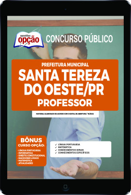 Apostila Prefeitura de Santa Tereza do Oeste - PR em PDF - Professor