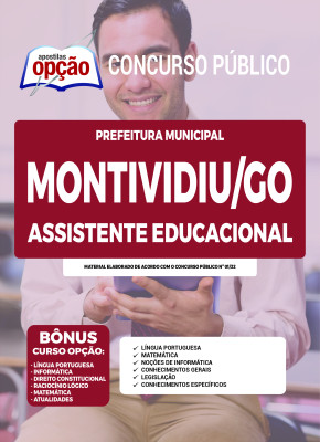 Apostila Prefeitura de Montividiu - GO - Assistente Educacional