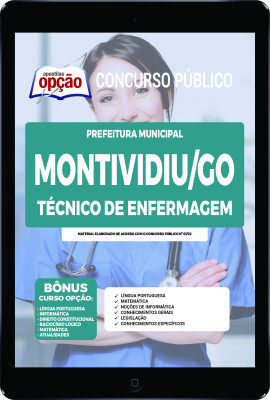 Apostila Prefeitura de Montividiu - GO em PDF - Técnico de Enfermagem