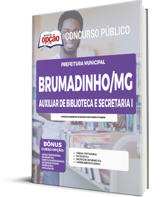Apostila Prefeitura de Brumadinho - MG - Auxiliar de Biblioteca e Secretaria I