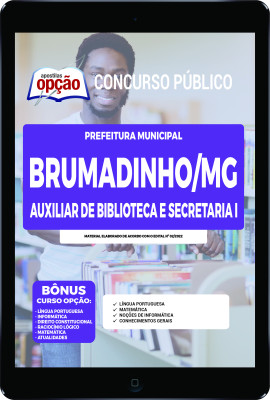 Apostila Prefeitura de Brumadinho - MG em PDF - Auxiliar de Biblioteca e Secretaria I