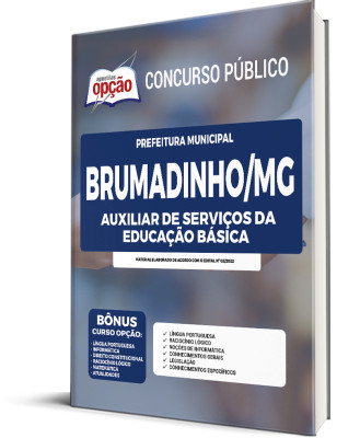 Apostila Prefeitura de Brumadinho - MG - Auxiliar de Serviços da Educação Básica