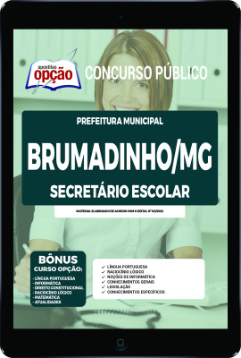 Apostila Prefeitura de Brumadinho - MG em PDF - Secretário Escolar I