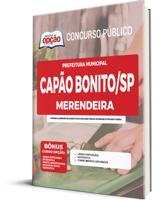 Apostila Prefeitura de Capão Bonito - SP - Merendeira