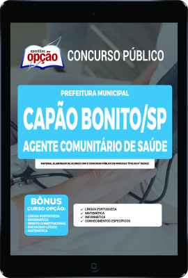 Apostila Prefeitura de Capão Bonito - SP em PDF - Agente Comunitário de Saúde
