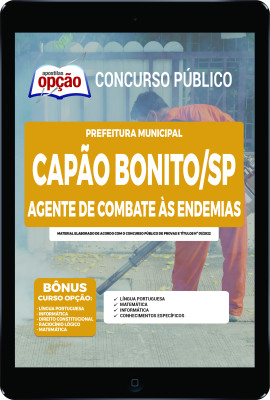 Apostila Prefeitura de Capão Bonito - SP em PDF - Agente de Combate às Endemias