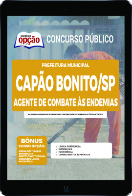 Apostila Prefeitura de Capão Bonito - SP em PDF - Agente de Combate às Endemias