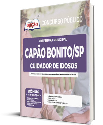 Apostila Prefeitura de Capão Bonito - SP - Cuidador de Idosos