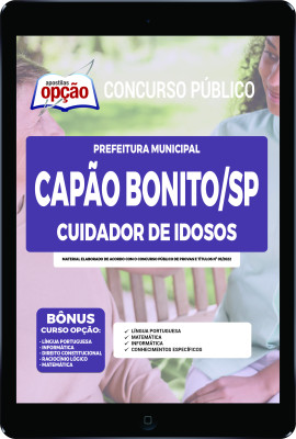 Apostila Prefeitura de Capão Bonito - SP em PDF - Cuidador de Idosos
