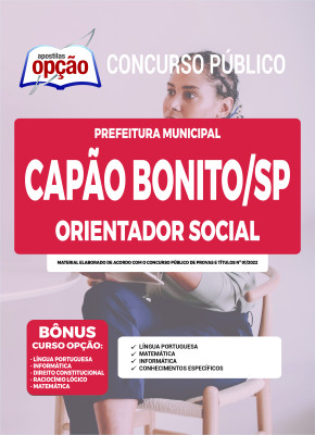 Apostila Prefeitura de Capão Bonito - SP - Orientador Social