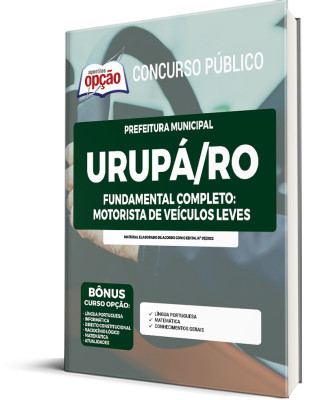 Apostila Prefeitura de Urupá - RO - Fundamental Completo