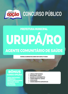 Apostila Prefeitura de Urupá - RO - Agente Comunitário de Saúde