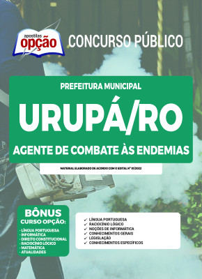 Apostila Prefeitura de Urupá - RO - Agente de Combate às Endemias