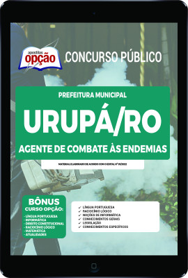 Apostila Prefeitura de Urupá - RO em PDF - Agente de Combate às Endemias