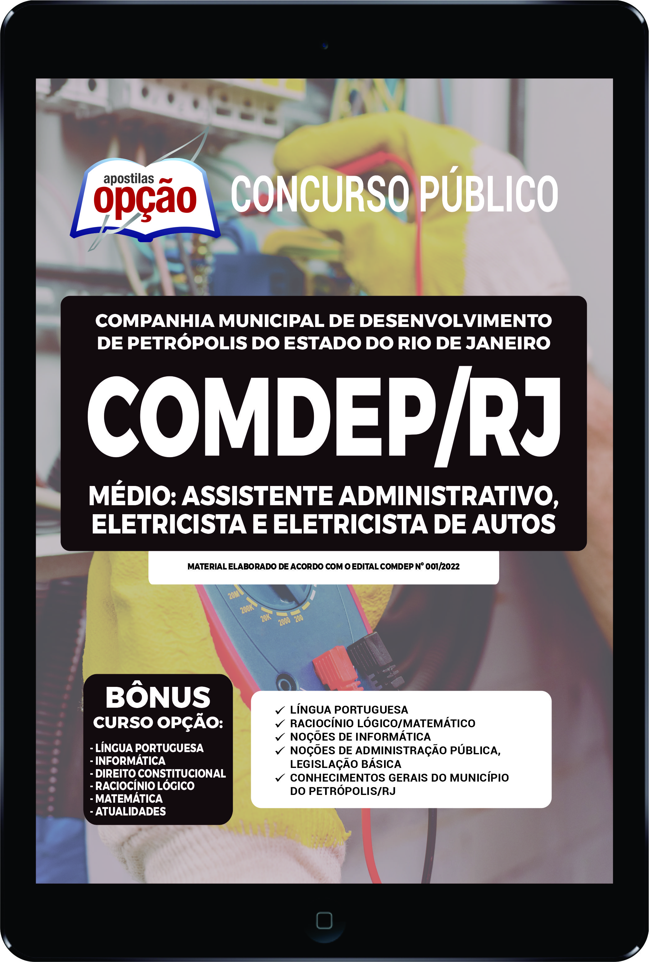 Apostila Seletivo COMDEP Paracambi RJ 2021 Servente