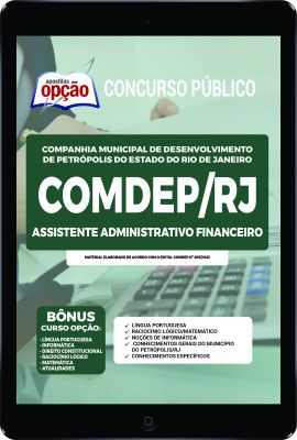 Apostila COMDEP-RJ em PDF - Assistente Administrativo Financeiro