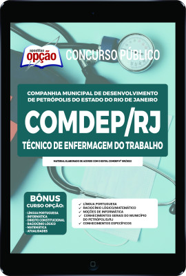 Apostila COMDEP-RJ em PDF - Técnico de Enfermagem do Trabalho 