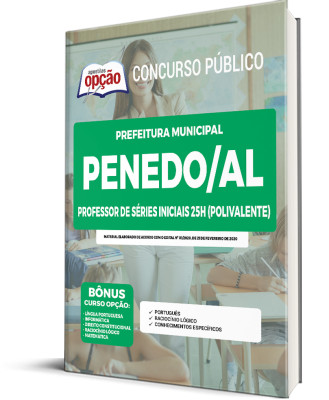 Apostila Prefeitura de Penedo - AL - Professor de Séries Iniciais 25h (Polivalente)