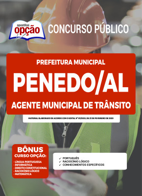 Apostila Prefeitura de Penedo - AL - Agente Municipal de Trânsito