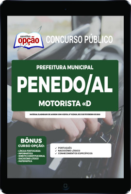 Apostila Prefeitura de Penedo - AL em PDF - Motorista D