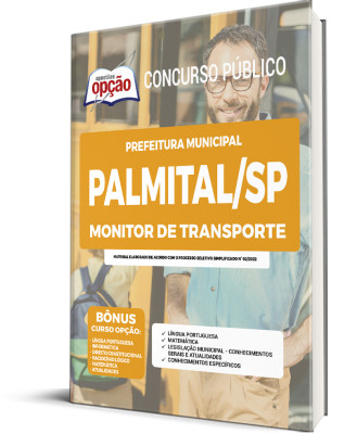 Apostila Prefeitura de Palmital - SP - Monitor de Transporte