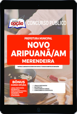 Apostila Prefeitura de Novo Aripuanã - AM em PDF - Merendeira