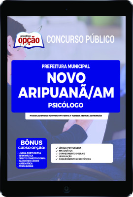 Apostila Prefeitura de Novo Aripuanã - AM em PDF - Psicólogo