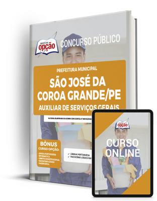 Apostila Prefeitura de São José da Coroa Grande - PE - Auxiliar de Serviço Gerais