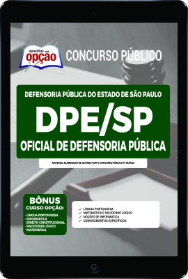 Apostila DPE-SP em PDF - Oficial de Defensoria Pública