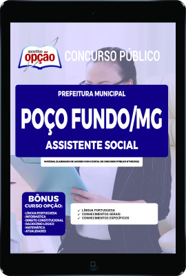 Apostila Prefeitura de Poço Fundo - MG em PDF - Assistente Social
