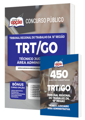 Combo Impresso TRT-GO - Técnico Judiciário - Área Administrativa