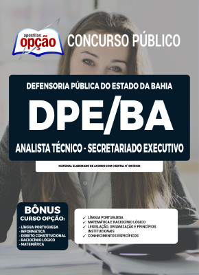 Apostila DPE-BA - Analista Técnico - Secretariado Executivo