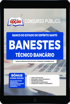 Apostila BANESTES em PDF - Técnico Bancário
